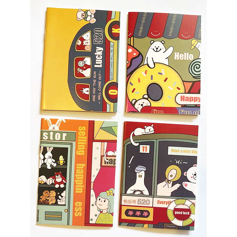 Mini cuadernos pequeños blocs de notas 4pk animales gatos flores cielo galaxia blocs de notas - Imagen 38 de 99