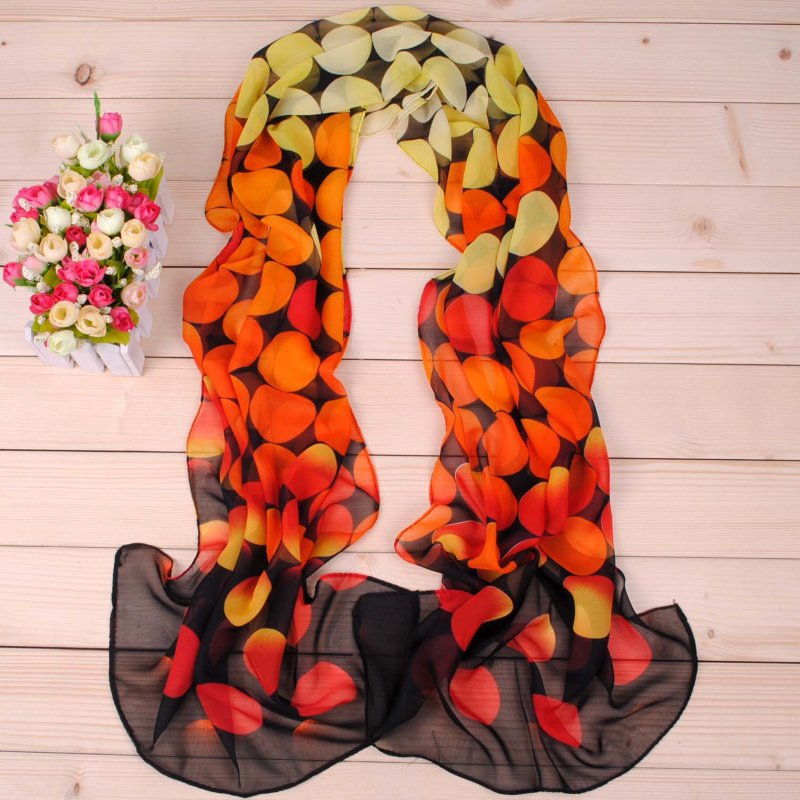 160 50cm Colourful Circles Patterned X114 Fashion Ladies Scarves Womens Shawls - Picture 8 of 13
