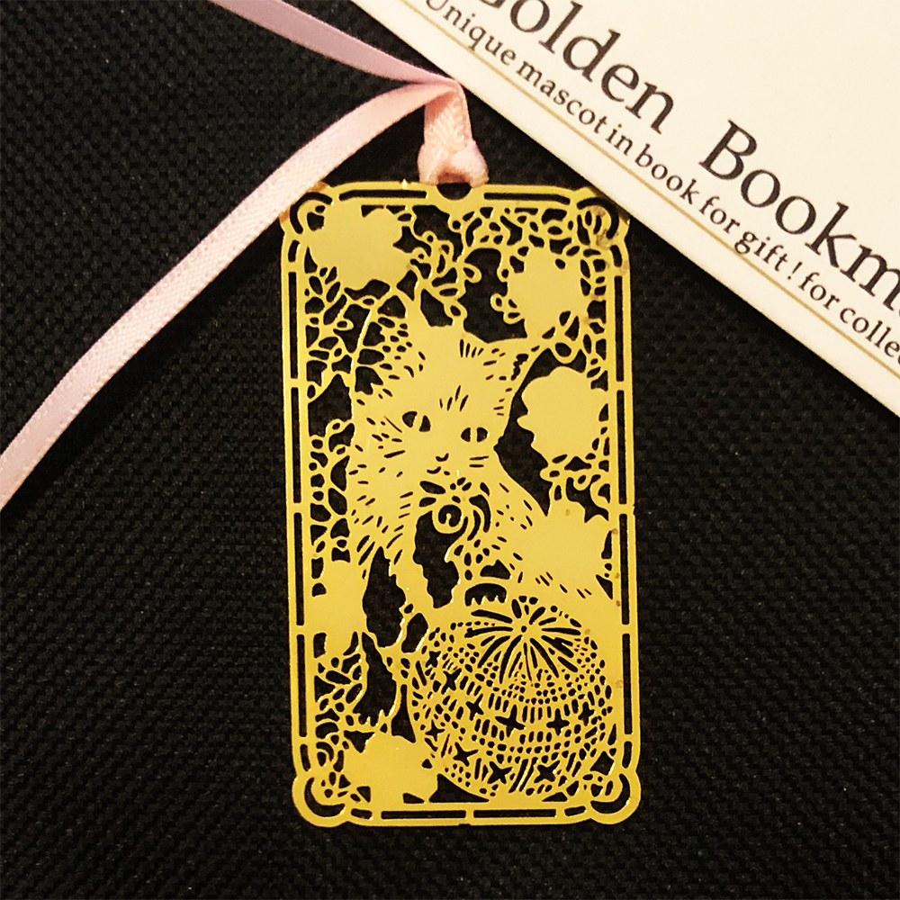 Japanese Style Gold Metal Bookmarks For Books Book Markers Gift For Readers - Picture 12 of 21
