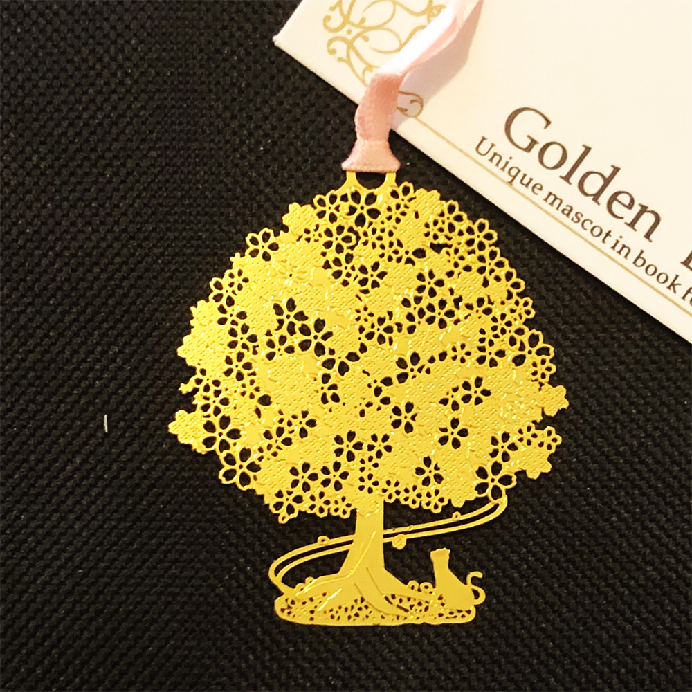 Japanese Style Gold Metal Bookmarks For Books Book Markers Gift For Readers - Picture 15 of 21