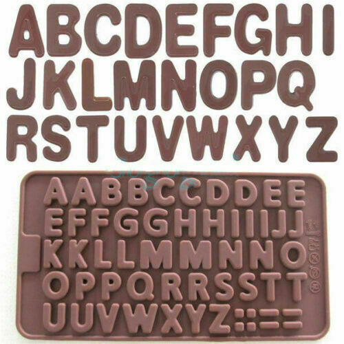Mini Hearts Bears Letters Numbers Animals Silicone Chocolate Mould Cake Decor - Picture 12 of 24