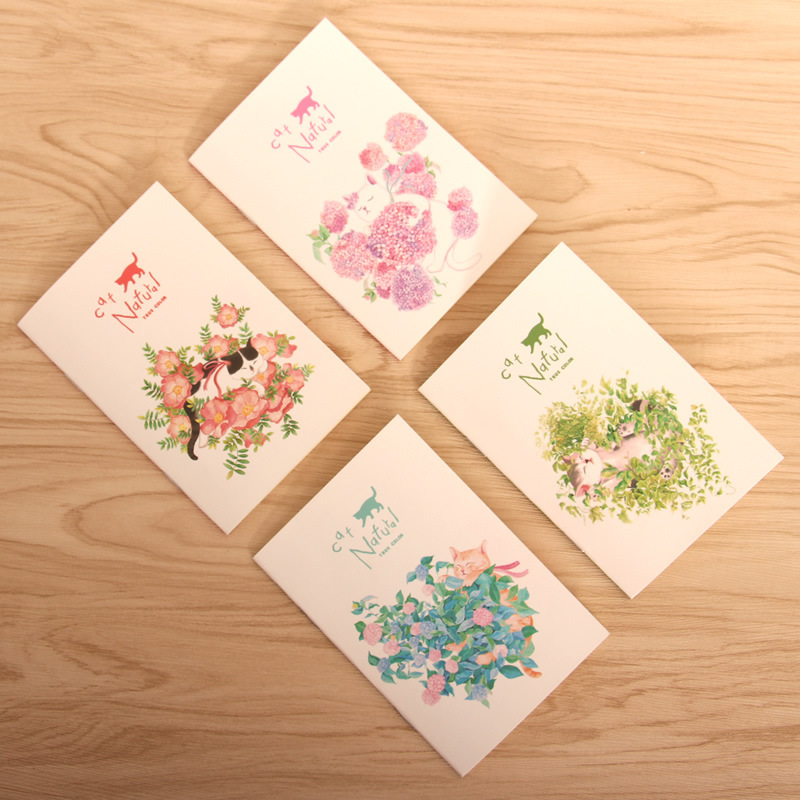 Mini cuadernos pequeños blocs de notas 4pk animales gatos flores cielo galaxia blocs de notas - Imagen 54 de 99