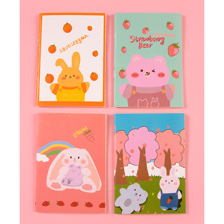 Mini cuadernos pequeños blocs de notas 4pk animales gatos flores cielo galaxia blocs de notas - Imagen 40 de 99