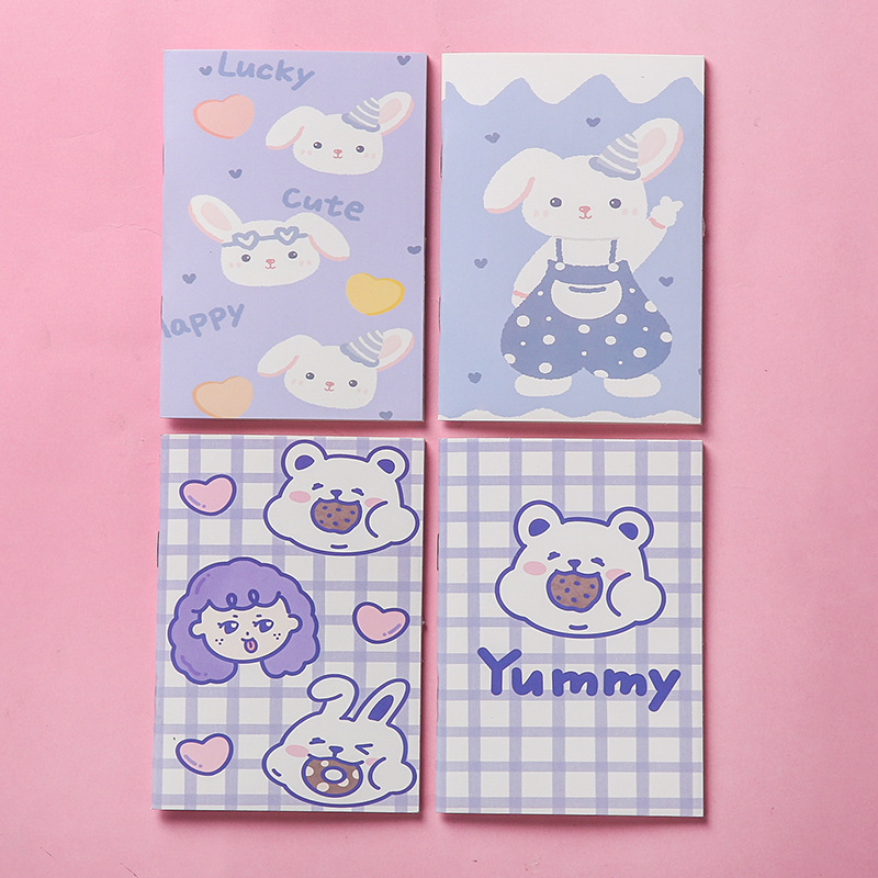 Mini cuadernos pequeños blocs de notas 4pk animales gatos flores cielo galaxia blocs de notas - Imagen 41 de 99