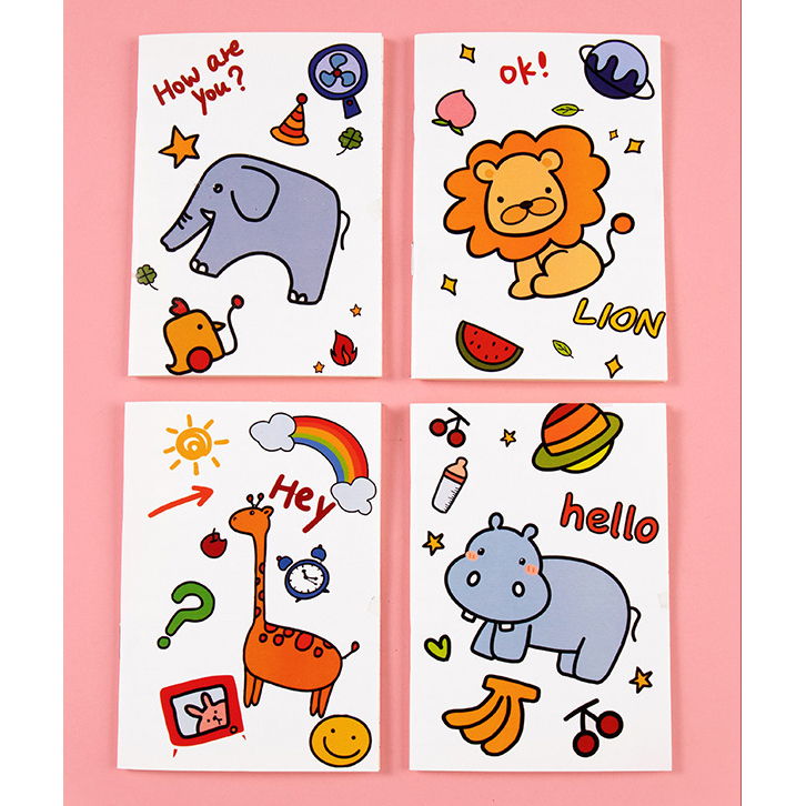 Mini cuadernos pequeños blocs de notas 4pk animales gatos flores cielo galaxia blocs de notas - Imagen 42 de 99