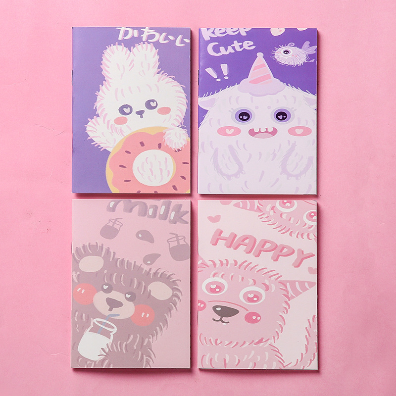 Mini cuadernos pequeños blocs de notas 4pk animales gatos flores cielo galaxia blocs de notas - Imagen 33 de 99