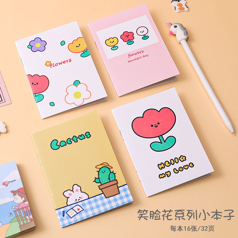 Mini cuadernos pequeños blocs de notas 4pk animales gatos flores cielo galaxia blocs de notas - Imagen 70 de 99