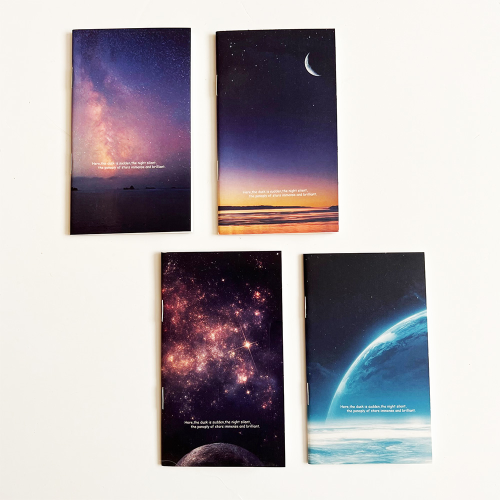 Mini cuadernos pequeños blocs de notas 4pk animales gatos flores cielo galaxia blocs de notas - Imagen 76 de 99