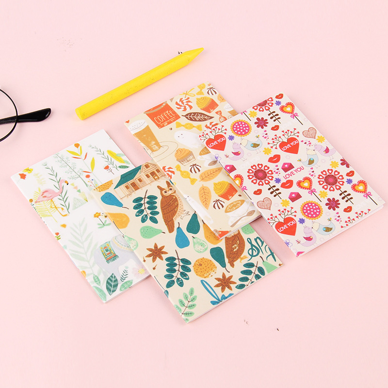 Mini cuadernos pequeños blocs de notas 4pk animales gatos flores cielo galaxia blocs de notas - Imagen 68 de 99