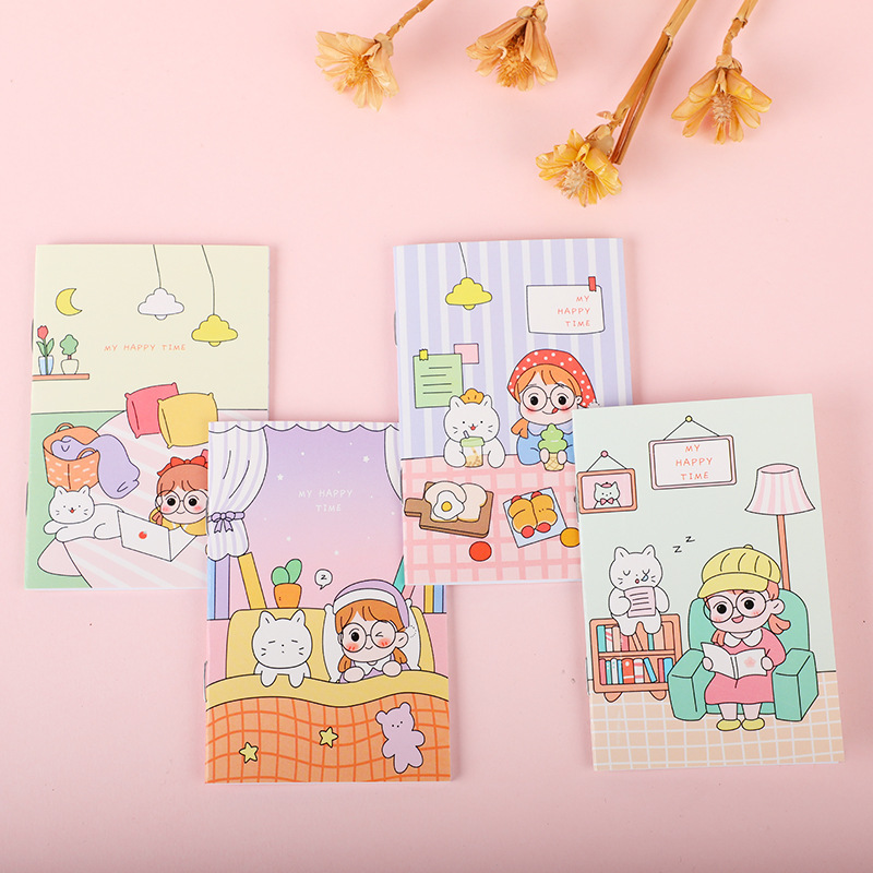 Mini cuadernos pequeños blocs de notas 4pk animales gatos flores cielo galaxia blocs de notas - Imagen 86 de 99