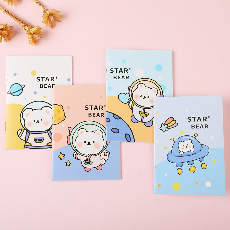 Mini cuadernos pequeños blocs de notas 4pk animales gatos flores cielo galaxia blocs de notas - Imagen 51 de 99