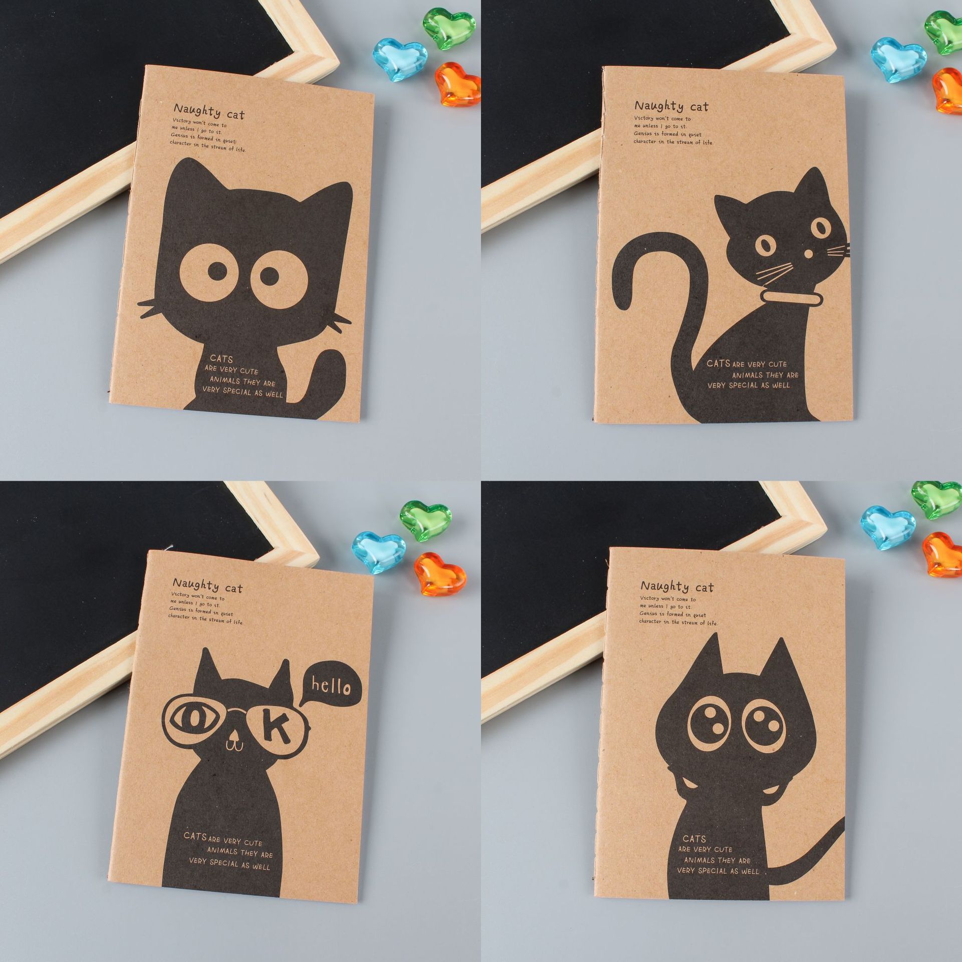 Mini cuadernos pequeños blocs de notas 4pk animales gatos flores cielo galaxia blocs de notas - Imagen 57 de 99