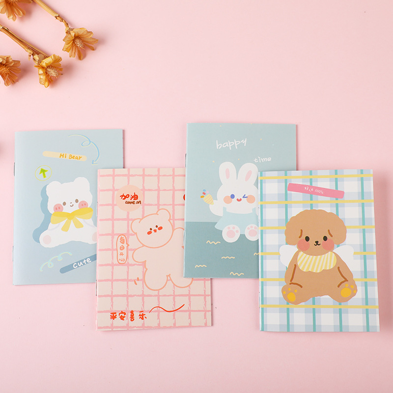 Mini cuadernos pequeños blocs de notas 4pk animales gatos flores cielo galaxia blocs de notas - Imagen 34 de 99