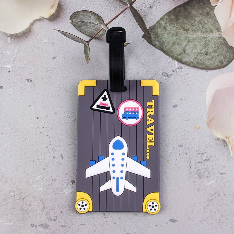 Flugzeug Tiere Blume Mode Gepäckanhänger Urlaub Koffer Etikett Reisetasche Ausweis - Bild 49 von 91